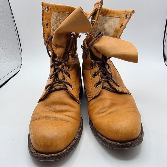 Justin Boots Womens Size 5 C Brown Boots Made In USA Casual Outdoors L0621 - Picture 2 of 12